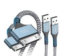 AviBrex USB to 30 Pin Charging Cable 3.3ft 2-Pack, USB Fast Charging & Sync Data Cable Nylon Braided Cord Compatible iPhone 4/4s/3G/3GS, iPad 1 2 3,iPod Touch 4 3 2 1, iPod Classic 3 2 1-Grey