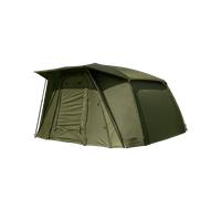 Avid Carp EXO 2 RV | 2 Person Bivvy | Flat Back Design | A0530051 | Ultra-Quick Set Up | Storm Cap | PVC Window | Groundsheet | Carry Bag | 2x Adjustable Storm Poles | H150cm x W290cm x L280cm
