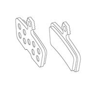 Sram Disc Brake Pads Organic/steel. My11 Code. 1 Set Not Compatible With My07-my10 Code Black