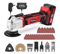 AVID POWER Cordless Oscillating Tool 20V Battery Powered Oscillating Multitool with 2.8° Oscillation Angle, Variable Speed Oscillating Saw w/ 31Pcs Accessories for Scraping/Cutting & Sanding