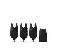 Avid VTX 3 Rod Bite Alarm Set | Three Carp Fishing Alarm Heads | Receiver | Clip on Hardcases | Receiver Lanyard and Screwdriver | Multi-light LED with 4 Colours | Signal Range 150m | Code A0500005