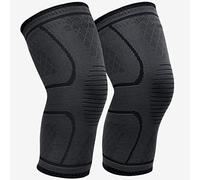 AVIDDA Knee Support Brace 2 Pack - Compression Knee Sleeves for Arthritis, Joint Pain, Ligament Injury, Meniscus Tear, ACL, MCL, Tendonitis, Running, Squats, Sports