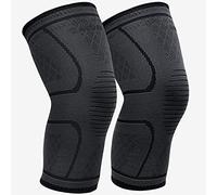 AVIDDA Knee Support Brace 2 Pack - Compression Knee Sleeves for Arthritis, Joint Pain, Ligament Injury, Meniscus Tear, ACL, MCL, Tendonitis, Running, Squats, Sports