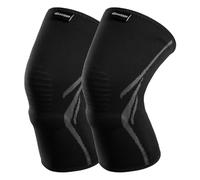 AVIDDA Knee Support Brace 2 Pack - Upgraded Compression Knee Sleeves for Arthritis, Joint Pain, Ligament Injury, Meniscus Tear, ACL, MCL, Tendonitis, Running, Squats & Sports