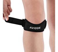 AVIDDA Patella Tendon Knee Support Strap, Adjustable Knee Brace&Knee Pain Relief Support Strap for Women and Men Dancing,Weight Lifting,Squats,Ride a Bicycle&Hiking Running