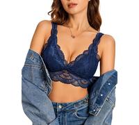 Avidlove Womens Floral Lace Bra Unpadded Everyday Bras Sexy Cami Bralette | Soft, breathable lace fabric,Triangle Plunge,Wire-Free Bra,Adjustable straps,Going Out Vest ,Perfect for stylish outfits