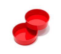 AVIDON 8 inch Cake Pans- Silicone Round Cake Molds for Layer Cake, Cheese Cake and Chocolate Cake, Non-stick and dishwasher safe silicone baking pans (2)