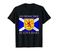 Aviemore Edinburgh Scotland Red Lion Rampant T-Shirt