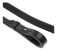 Aviemore Extreme Leather Horse Rubber Reins Black (48In X 0.63In)