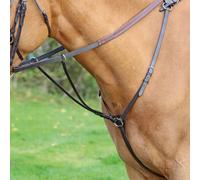 Aviemore Hunt Weight Leather Horse Breastplate Havana (Cob)