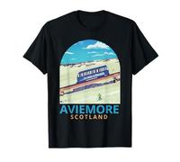 Aviemore Travel Traveling Summer Vacation Aviemore Scotland T-Shirt