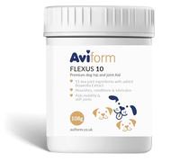 Aviform Flexus 10 Hip & Joint Supplement for dogs - Packed with 11 Key Ingredients - Glucosamine, Green Lipped Mussel, MSM & Chondroitin to Improve Mobility and Joint Health - Capsules or Powder