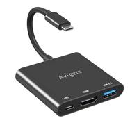 Avigers USB C to HDMI Adapter, USB C to hdmi Multiport Adapter with 100W PD Fast Charging & USB 3.0 Port, Type-C to HDMI 4K Converter for iPhone 16/15, MacBook Pro Air/iPad Pro/Surface/Samsung