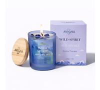 AVIGNA Luxury Autumn Sky Large Scented Candles, 200g Aromatherapy Candle for Bedroom, Bathroom Spa & Cosy Home Décor, Long Burning Jar Candle with Bamboo Lid, Scented Candles Gifts for Women & Men