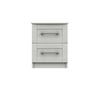 Avignon 2 Drawer Bedside Chest White
