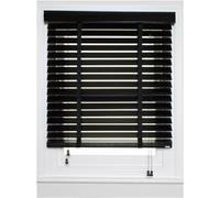 AviiSo Blackout Roller Blind Bedroom Wooden Venetian Blinds, 50mm Slat, Window Horizontal Blinds, Child Safe, Home, Hardware Kit (Size : 117x100cm(46"x39.4"))