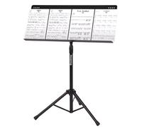 AVIISO Heavy Duty Music Notes Holder, Conductor Music Stands - Height Adjustable from 36.2-53.5in, Rotating Books Lectern Support for Stage Studio