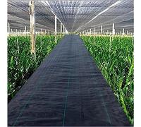 AviiSo Weed Control Membrane 60cm Wide - Weed Barrier Landscape Fabric, 3.2oz Weed Suppressant Membrane for Garden, Flower beds, Pond, 10m-200m Long Quality Cover Tarp (Size : 0.6mx50m/2ftx164ft)