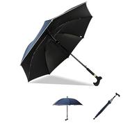 AVIITI Walking Stick Umbrella, Windproof Self Protection Lightweight Umbrella Cane, for Climbing, Hiking, Hanging Out on Raining,B,83cm/33inch