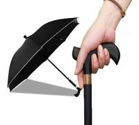 AVIITI Walking Stick Umbrella, Windproof Self Protection Lightweight Umbrella Cane, for Climbing, Hiking, Hanging Out on Raining,A,83cm/33inch