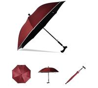 AVIITI Walking Stick Umbrella, Windproof Self Protection Lightweight Umbrella Cane, for Climbing, Hiking, Hanging Out on Raining,I,83cm/33inch