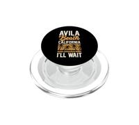 Avila Beach California Name Somewhere Better I'll Wait PopSockets PopGrip for MagSafe