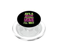 Avila Beach California Name Somewhere Better I'll Wait PopSockets PopGrip for MagSafe