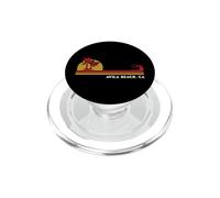 Avila Beach California Retro Style Palm Tree 70s Style PopSockets PopGrip for MagSafe