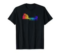 Avila Beach California Retro Style Palm Tree 70s Style T-Shirt