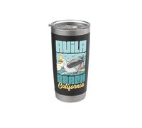 Avila Beach California Vacation Seagull Surfing Beach Sun Stainless Steel Insulated Tumbler