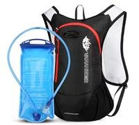 Avila & Terra Running Vest: Hydration vest for men and women with phone holder and two-litre water bag. (black)