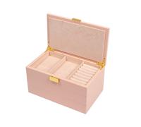 Avilé Jewelry Jewellery Box Pink 100223 - Unisex - Faux Leather Pink 15x25x15 cm