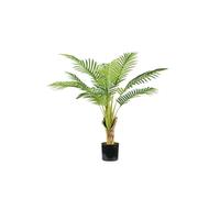 Avilia 9 Leaves Artificial Areca Palm Tree 90cm Plant Pot with Natural Moss Artificial Indoor Plant for Living Room Realistic Design