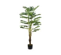 Avilia Artificial Monstera Plant, Birch, Green, 1 cm