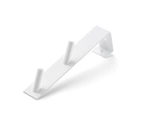 Avilia Door Hook for Bathrobes, Towels and Kitchen Rags with 2 Hooks - Multi-Function, Plastic, White, 6.5 x 8 x 6 cm