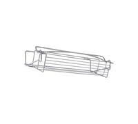 Avilia Removable Spice Rack with 1 Shelf - Organizer for Kitchen Jars Foldable, Wall Mounted, Steel, 39 x 8 x 14 cm, Grey