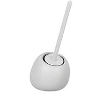 Avilia Toilet Brush and Holder for Bathroom, White, nd