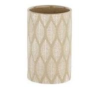 Avilia Toothbrush Holder - Toothbrush Holder for Bathroom, Ceramic, 7 x 12 cm, Beige