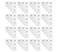 AVIMYA 5 Holes 90 Degree Joining Plate, Corner Angle Bracket, Connection Joint Strip for 1515 Aluminum Profile 3D Printer Frame (Color : L-Type x 16PCS)