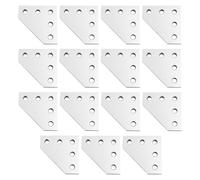 AVIMYA 5 Holes 90 Degree Joining Plate, Corner Angle Bracket, Connection Joint Strip for 1515 Aluminum Profile 3D Printer Frame (Color : L-Type x 15PCS)