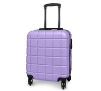 AVIO Atlas Cabin Suitcase 45x36x20cm - Lightweight Hard Shell Luggage with Double Wheels, Telescopic Handle & 3 Internal Pockets - ABS Cabin Case Approved by Most Airlines