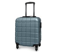 AVIO Atlas Cabin Suitcase 45x36x20cm - Lightweight Hard Shell Luggage with Double Wheels, Telescopic Handle & 3 Internal Pockets - ABS Cabin Case Approved by Most Airlines