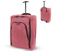 AVIO Cabin Suitcase with Wheels - 39L Nomad Collection Lightweight Carry On Suitcase with Water-Resistant Lining & Telescopic Handle - Ryanair EasyJet Jet2 Approved Cabin Bag Hand Luggage (50x35x20cm)