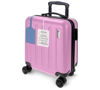 AVIO Jett 45cm Cabin Suitcase - Lightweight Hard Shell Carry On Luggage with 4 Spinner Wheels, Telescopic Handle & 3-Digit Lock - Airline Approved Cabin Bag