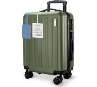 AVIO Jett 55cm Cabin Suitcase - Lightweight Hard Shell Carry On Luggage with 4 Spinner Wheels, Telescopic Handle & 3-Digit Lock - Airline Approved Cabin Bag