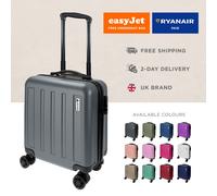 AVIO Jett Cabin Suitcase - 45x36x20cm, Lightweight Hard Shell with Double Wheels