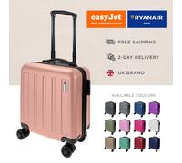 AVIO Jett Cabin Suitcase - 45x36x20cm, Lightweight Hard Shell with Double Wheels
