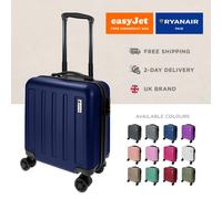AVIO Jett Cabin Suitcase - 45x36x20cm, Lightweight Hard Shell with Double Wheels