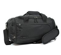 AVIO Ryanair Cabin Bag 40x20x25cm in Black - Ultra Lightweight, Durable Polyester Under-Seat Carry-On Luggage with Adjustable Shoulder Strap, Secure Metal Zippers, Multiple Pockets & Anti-Slip Base