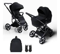Avionaut Sirius 2-in-1 Pram with Accessories - Black